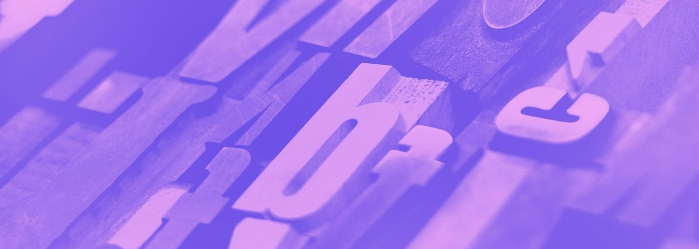 Простота та кількість шрифтів!