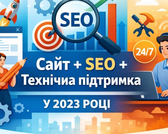 Чому бізнесу потрібен комплекс послуг: сайт, SEO та технічна підтримка у 2023 році