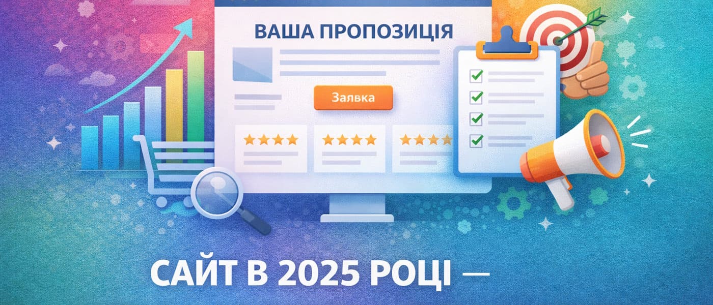 Сайт у 2025 році — це інструмент продажів, а не просто візитка