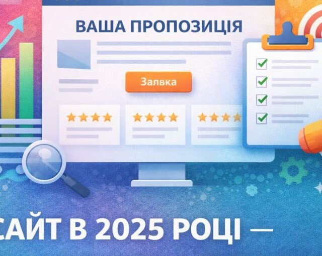 Сайт у 2025 році — це інструмент продажів, а не просто візитка