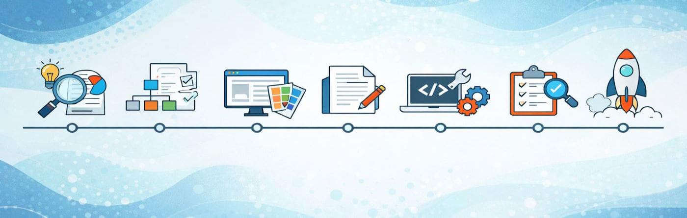 Что входит в создание сайта под ключ: этапы и реальный объем работ