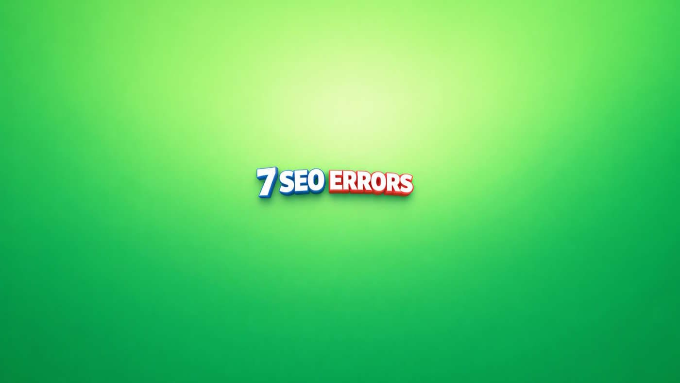 7 помилок SEO, які вбивають сайт (і як їх виправити)