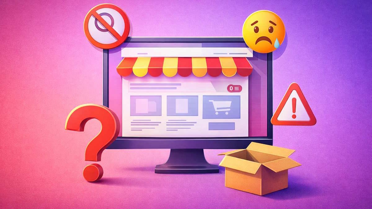 Почему интернет-магазин не продает: 7 основных причин в 2026 году