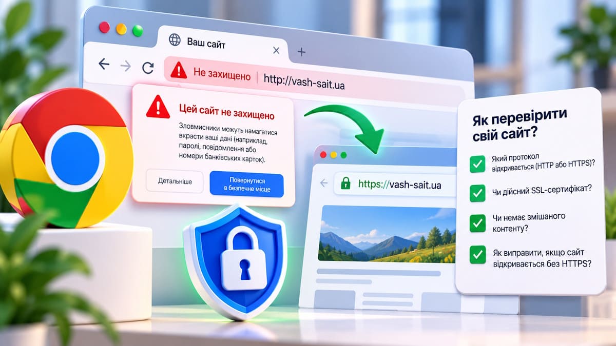 Chrome теперь предупреждает перед открытием сайтов без HTTPS: как проверить, что ваш сайт не отпугивает клиентов