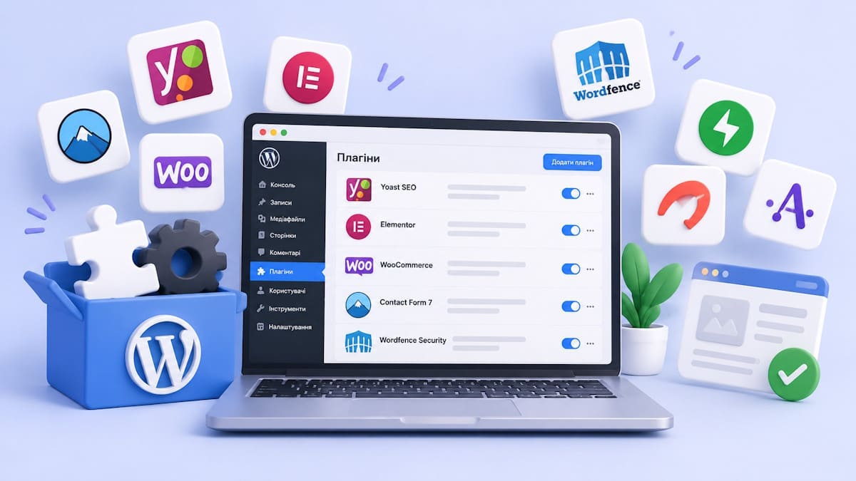 Які плагіни потрібні для бізнес-сайту на WordPress?