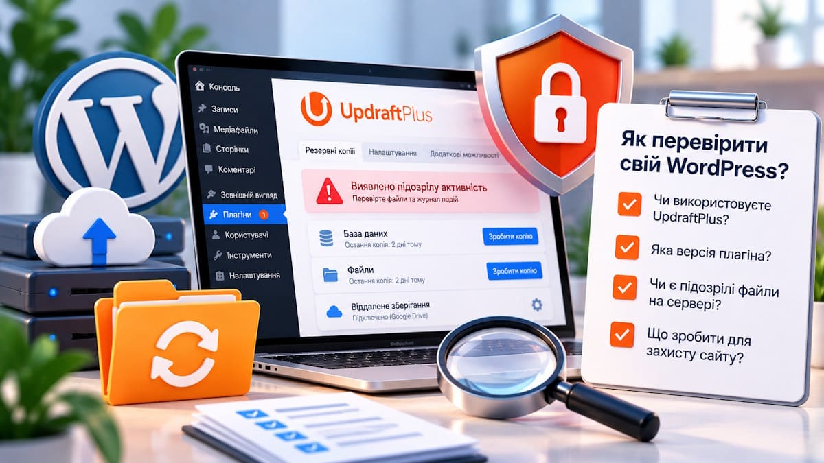 Злам сайтів через UpdraftPlus: як перевірити свій WordPress